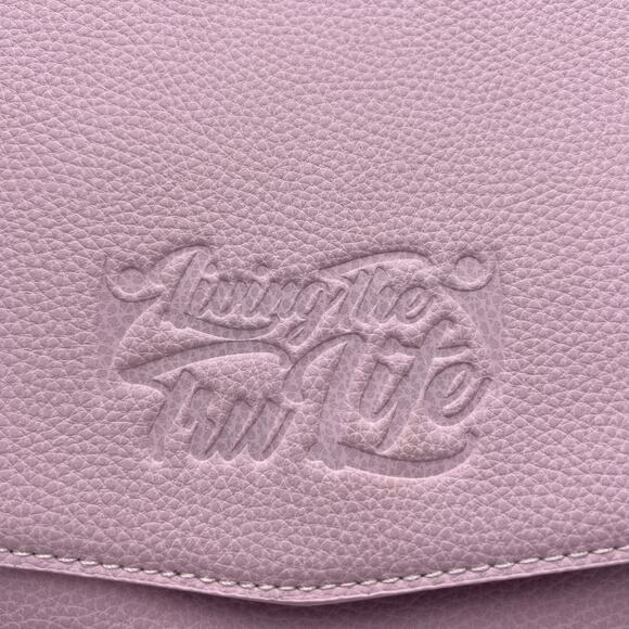 Tigerlily Creations Womens Pink Large Faux Leather Backpack Diaper Bag NEW - Picture 11 of 16